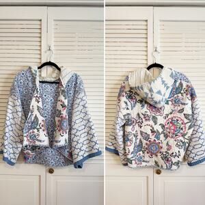 OOAK Handmade Quilted Hooded Jacket